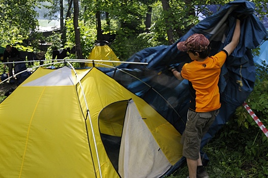 Туристы посоревнуются в вязании узлов и сборе палаток в Сосенском