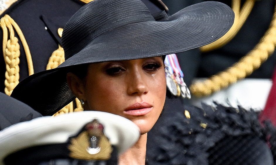 Герцогиня Меган на похоронах королевы Елизаветы II, 19 сентября 2022 года