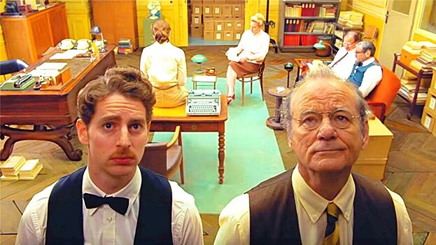 Тильда Суинтон и Тимоте Шаламе играют в фильме "Французский вестник"