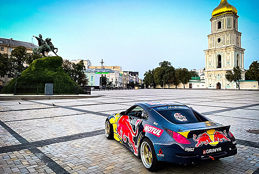 Red Bull снял рекламу с парным дрифтом в Киеве. Теперь компанию ждёт уголовное дело