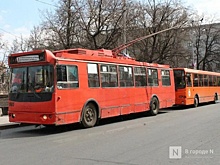 Троллейбусы № 25 временно не ходят в Нижнем Новгороде