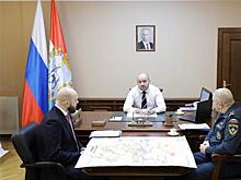 Вячеслав Федорищев провел совещание по подготовке региона к весеннему паводку и пожароопасному периоду