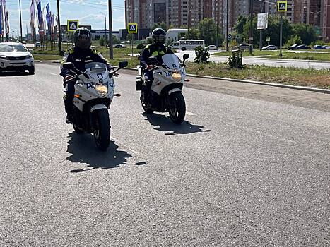 Мотопатруль провел рейд в Оренбурге