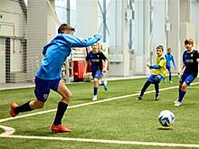 В Самаре проходит детский турнир "Новый год с футбольным мячом"