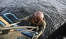 В Волгоградской области исследуют затонувшее в годы войны судно