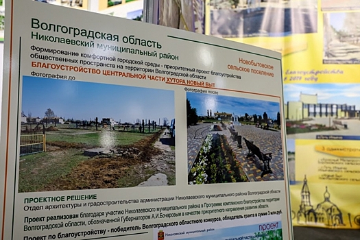 В Волгоградской области продолжают благоустраивать дворы и парки