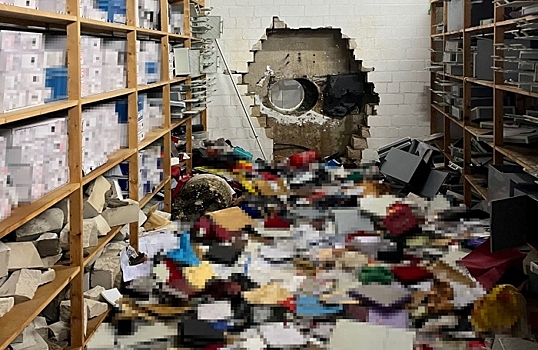 В немецком Гельзенкирхене неизвестные обокрали банк Sparkasse