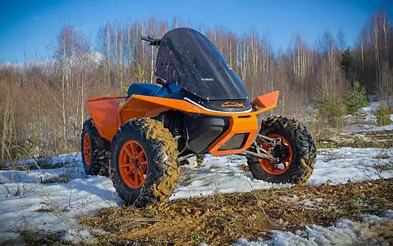 На выставке «Мотовесна» представят российский квадроцикл-трансформер