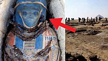 В Египте нашли мумию с изображением гуманоида
