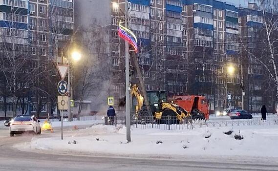 В Курске произошло обрушение канализационного колодца на улице Энтузиастов