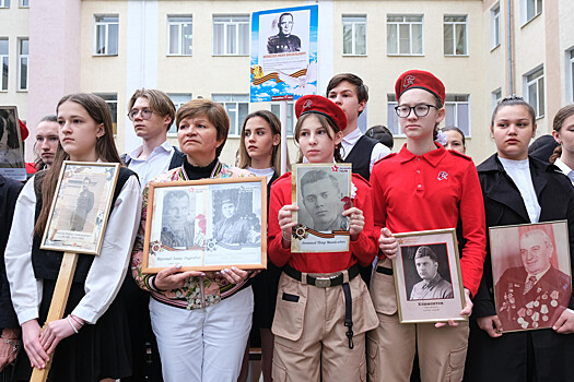 Все школы Дона включились во Всероссийскую акцию &laquo;Бессмертный полк&raquo;