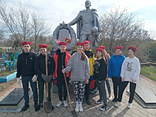 Юнармейцы Сальска приняли участие в акции «Верни герою имя»