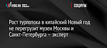 Рост турпотока в китайский Новый год не перегрузит музеи Москвы и Санкт-Петербурга – эксперт