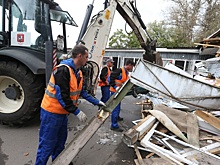 Незаконный рынок снесли на территории поселка Ватутинки