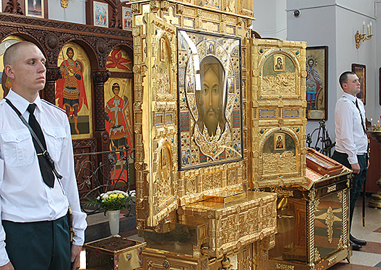 Икона Главного храма Вооруженных Сил России «Спас Нерукотворный» будет доставлена в Ставрополь