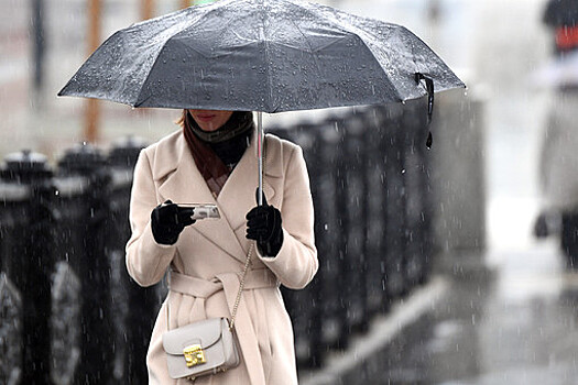 В Москве в воскресенье ожидается до +13°С и дождь