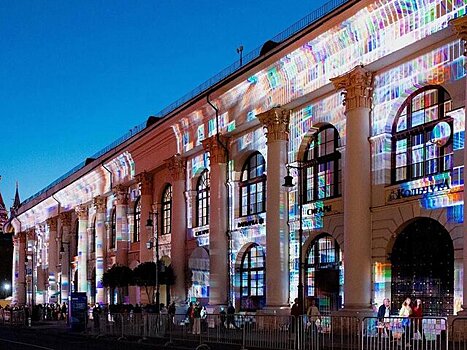 Москвичи увидят световое шоу на форуме-фестивале "Москва 2030" в Гостином Дворе