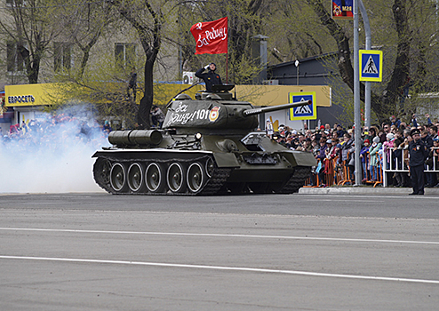 В параде Победы в Уссурийске примет участие 1800 военнослужащих и более 90 единиц военной техники