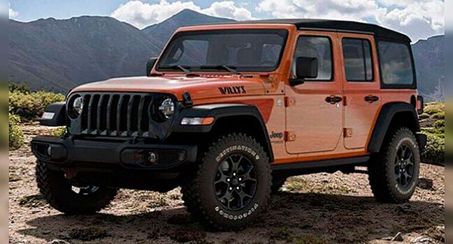 Jeep Wrangler лишается лучших оттенков кузова
