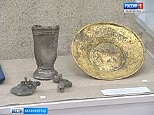 В Калининграде представили находки, обнаруженные на месте строительства многоквартирного жилого дома на берегу Нижнего озера