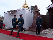 На российской базе Хмеймим в Сирии открыли памятник Александру Невскому