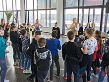 Ростовский клоун провел мастер-класс в Луганске