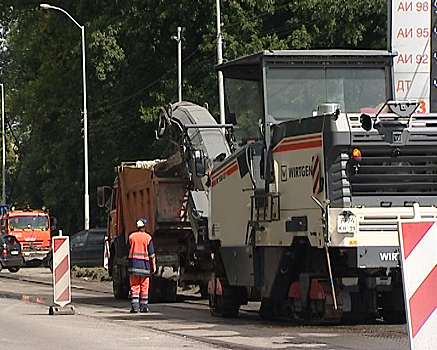 В Калининграде из-за капремонта на улице Горького ввели одностороннее движение