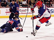 Великий гол русского хоккеиста Ковалева в ворота США. Он издевательски разобрался с американцами на Кубке мира-2004