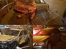 Во Владивостоке незадачливый водитель разбил две Honda Accord