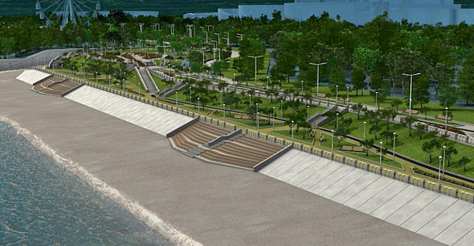 Компанию, отвечавшую за апгрейт набережной города Президентского внимания, обвинили в мошенничестве