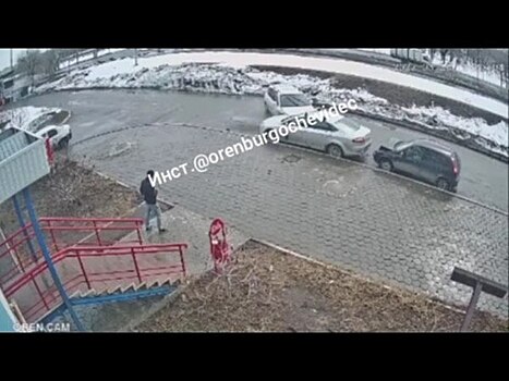 Полицейские в Оренбурге задержали скрывшегося с места ДТП водителя