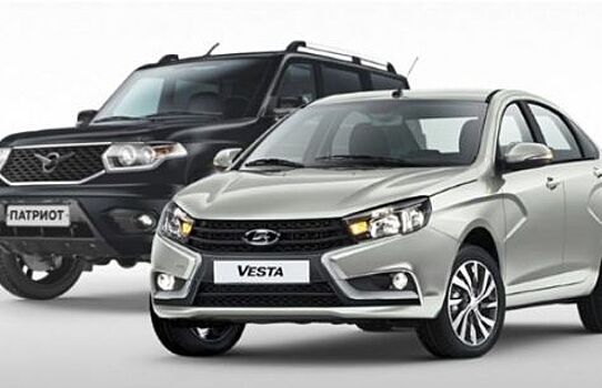 UAZ Patriot оснастят автоматической КПП, а LADA Vesta - вариатором