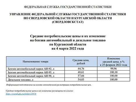 В Кургане после санкций подешевел бензин