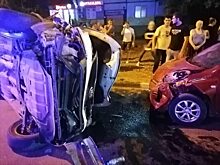 В ДТП с тремя иномарками под Саратовом пострадала 52-летняя женщина-пешеход