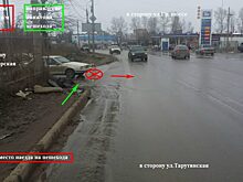 Volvo сбил пешехода в Калуге