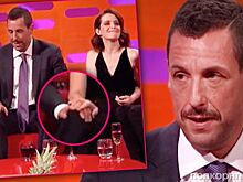 Адам Сэндлер вынужден публично оправдываться за то, что положил руку на колено Клэр Фой