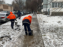 В Самаре высыпали почти 600 тонн реагентов для борьбы с гололёдом