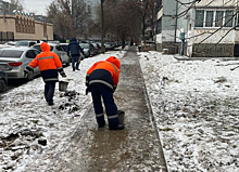 В Самаре высыпали почти 600 тонн реагентов для борьбы с гололёдом