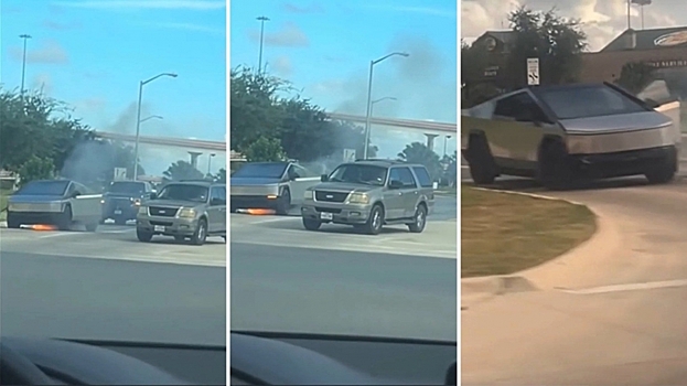 Месяц пожаров: в Техасе сгорел уже третий Tesla Cybertruck