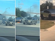 Месяц пожаров: в Техасе сгорел уже третий Tesla Cybertruck