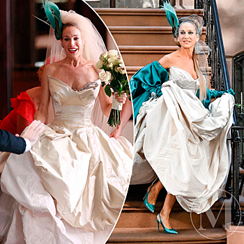 Сара Джессика Паркер рассказала, почему они решили вернуть то самое свадебное платье Кэрри в новый сезон «И просто так…»