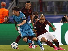 Футболисты "Ромы" и "Барселоны" сыграли вничью