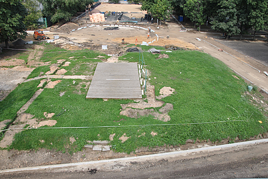 Поклонный крест установят возле руин храма Скорбященского монастыря в Москве