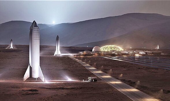 SpaceX представила свое видение будущей марсианской колонии