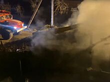 Пожарные не допустили разгерметизации газового баллона в пожаре под Ижевском