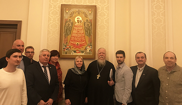 Московские спасатели встретились с членом Высшего Церковного Совета Русской Православной Церкви
