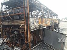 Неизвестные сожгли автопарк компании‐перевозчика «Магнит»