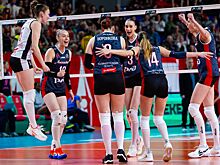 Волейбол, Суперлига, женщины, финал, Локомотив выиграл два матча в Калининграде у Динамо-Ак Барс, в серии — 2-2, когда пятая игра