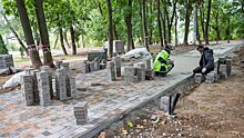 Второй этап масштабной реконструкции парка Талалихина в Подольске завершится в октябре