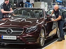 Новый Mercedes E-Class Cabriolet встал на конвейер